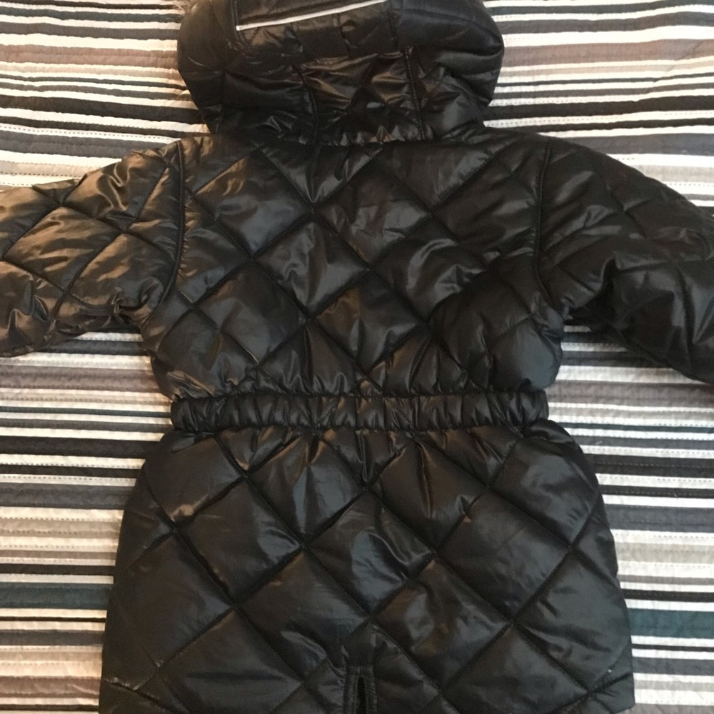 Girls Columbia Puffer Parka with fur trim